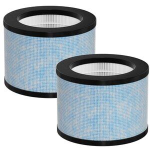 LINNIW 4-IN-1 TRUE HEPA FILTER 2PACK COMPATIBLE MODELS MK06, MK01, DH-JH01 MORE